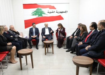 لقاء الدكتور سمير جعجع والنقابة المنتخبة لصيادلة لبنان برئاسة عبد الرحمن مرقباوي