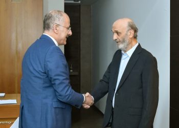 جعجع استقبل بلال عبدالله في معراب… بحث مشروع التغطية الصحية الشاملة