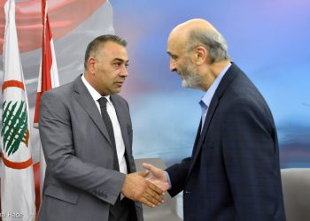 جعجع يستقبل عثمان علم الدين ووفدًا من المنية لبحث الشؤون الإنمائية وقانون العفو العام