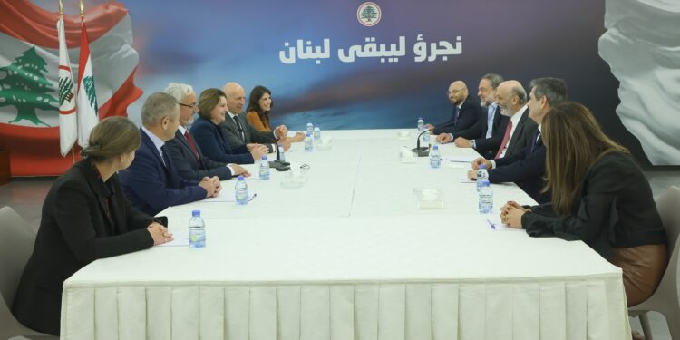 وفد فرنسي في معراب